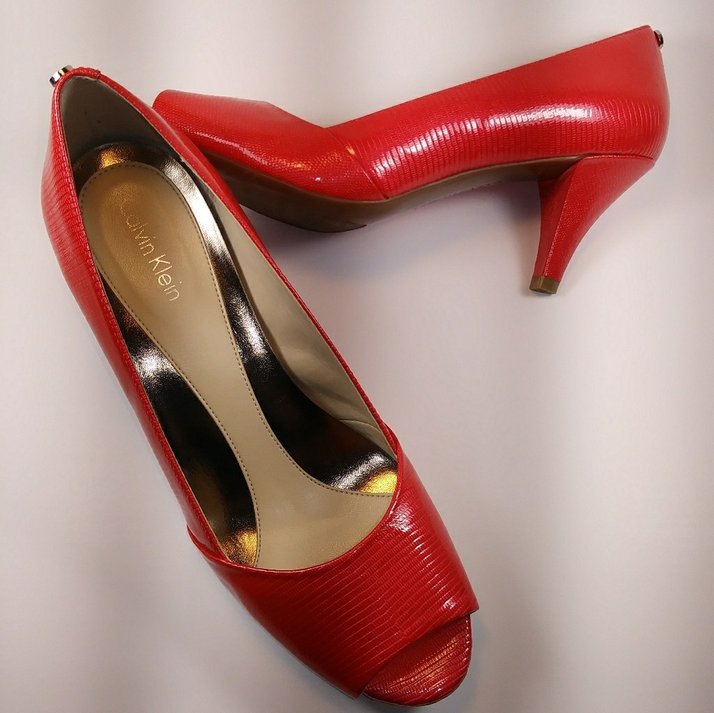 Calvin Klein* Peep Toe Heels